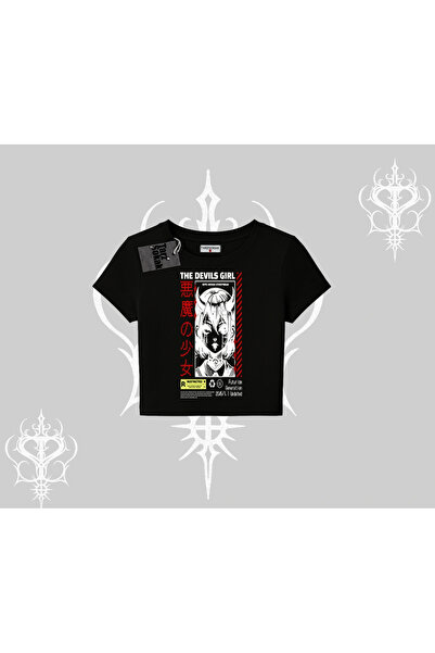 Tarzsokak Tricou Babby Tee Anime Devils Girl Stil Japonez Imprimat