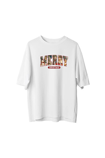 CANDLEMASTORE Merry Christmas - Oversized T-Shirt