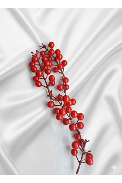 Sistershandmade زهور اصطناعية لرأس السنة الجديدة، زهور كوكينا، فرع كرز، 5 قطع