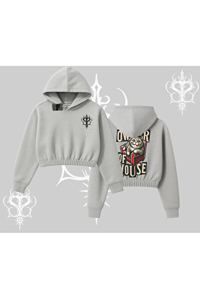 Tarzsokak Собственикът на къща Котка с качулка и печат на гърба