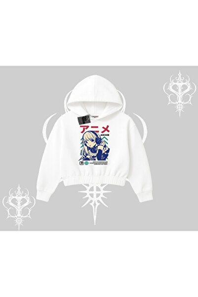 Tarzsokak Hoodie Skraćeni kroj Dukserica Anime Devojka Sa deznom Japanski Stil