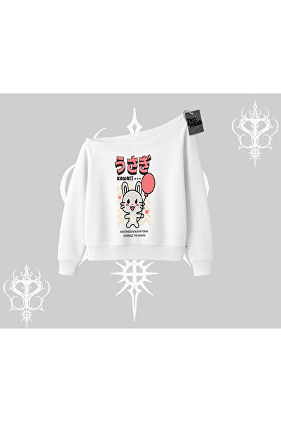 Tarzsokak Hanorac cu guler rotund Usagi Kawaii Cute Heart Energy