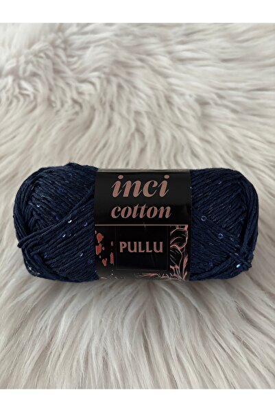 CEYBAG İnci Cotton Pullu Örgü İpi Küçük-Lacivert (Amigurumi İpi, Bandana İpi,...