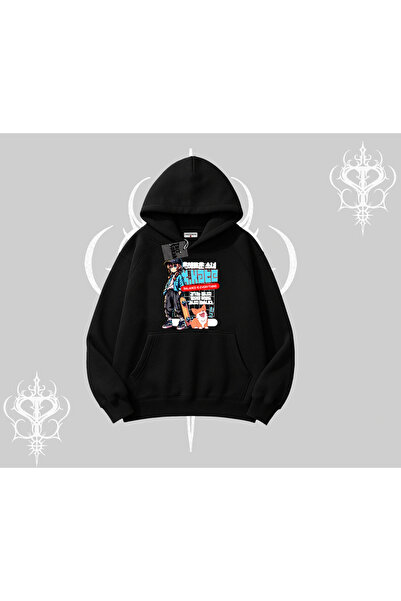 Tarzsokak Hanorac cu glugă Anime Hiker Girl Balance Is Everything Imprimat