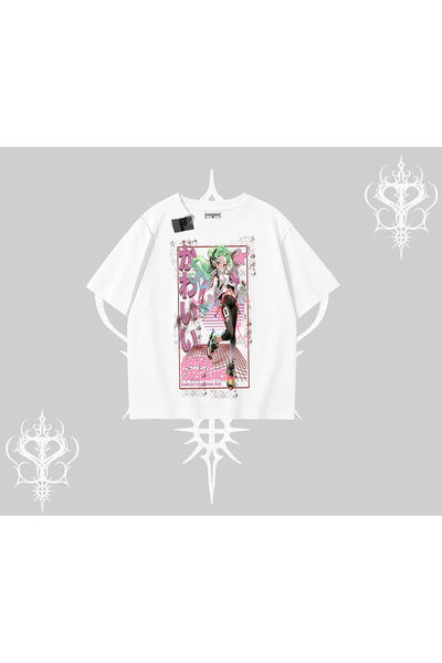 Tarzsokak قصة فضفاضة تي شيرت أنمي كاوايي بنمط الفتاة اليابانية