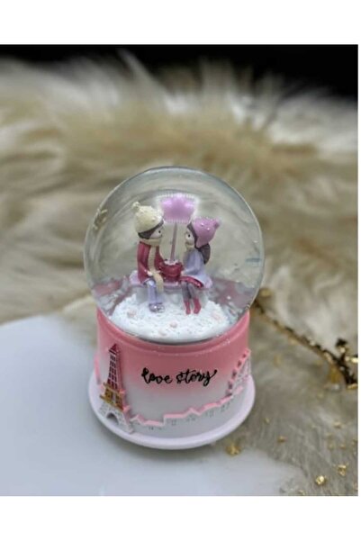 KAR KÜRESİ Love story Orta Boy Işıklı Müzikli