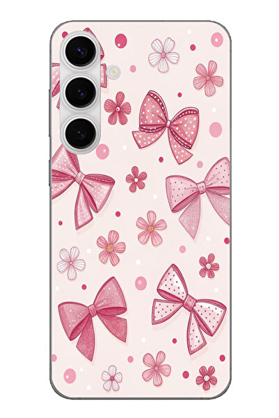 TechTree حافظة سيليكون متوافقة مع هاتف سامسونج جالاكسي S24 FE، باللون الوردي،...