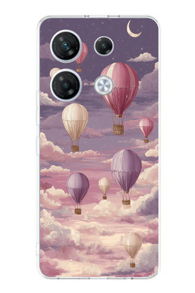 TechTree Infinix Gt 20 Pro Compatible Purple Sky and Flying Balloon Printed S...