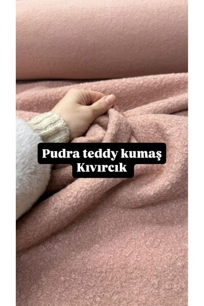 SOLUTE TEDDY KIVIRCIK KUMAŞ EN:150 CM PUF ,CEKET,YELEK,BERJER, YASTIK, KIRLENT YAPILABİLİR.