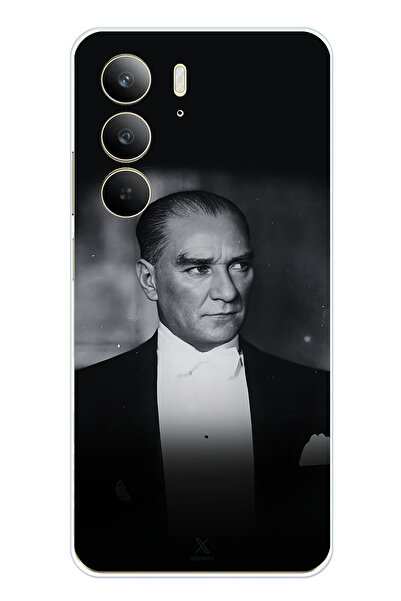 TechTree أناقة ورقيمة متوافقة مع هاتف Realme C75: حافظة سيليكون مطبوع من طراز...