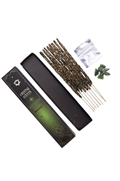 Ancient Wisdom s.r.o. Bețișoare de tămâie din jad verde pentru armonie și prosperitate