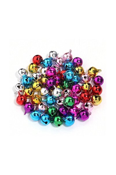 New Obsessions DIY 100 de bucăți clopoței cu clopoței, culori vii, dimensiuni mixte