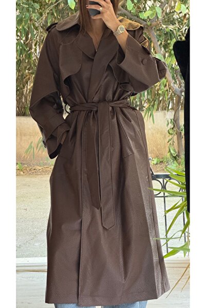 HANER Long Length Brown Coat