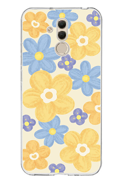 TechTree حافظة سيليكون ناعمة متوافقة مع هاتف هواوي ميت 20 لايت مطبوع