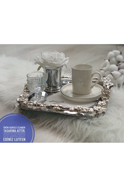 LilAmor Concept Hediyelik Damat kahvesi fincan seti soz nisan tepsi kizisteme...