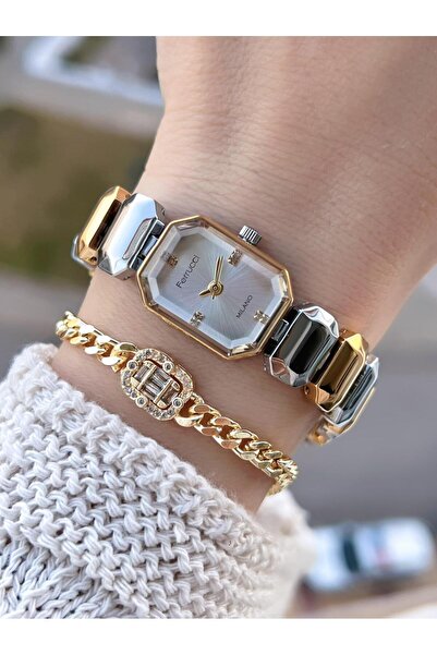 Ferrucci Mini Vintage Series 2 Years Warranty 3 Atm Water Resistant Women Wristwatch+Bracelet Z.01141.5