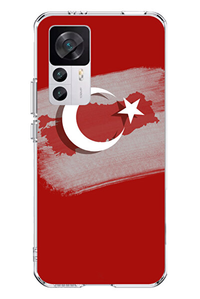 TechTree حافظة سيليكون متوافقة مع هاتف Xiaomi Mi 12T-12T PRO مع خريطة تركيا و...