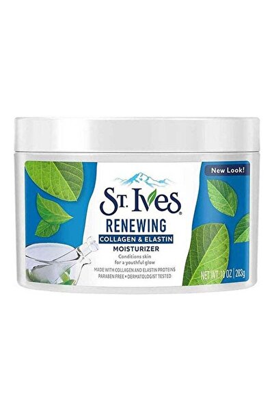 St. Ives Facial Moisturizer Renewing Skin Collagen And Elastin White