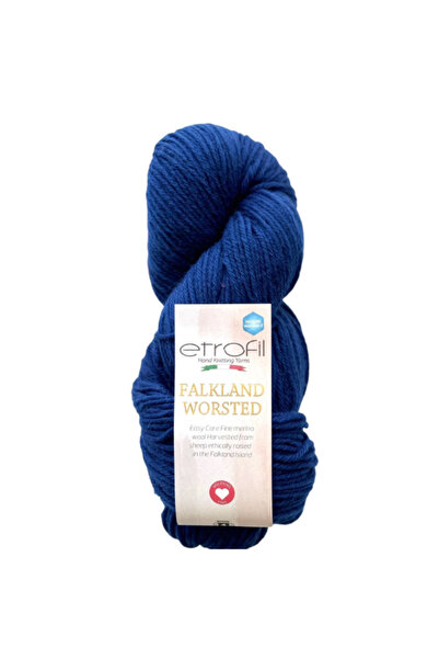 Etrofil Falkland Worsted 100% Pure Wool Hand Knitting Yarn 100 Gr 200 Mt Natural Soft Durable 75113