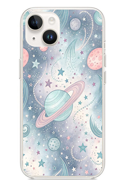 TechTree حافظة سيليكون ناعمة ملونة متوافقة مع هاتف iPhone 14 PLUS مطبوع