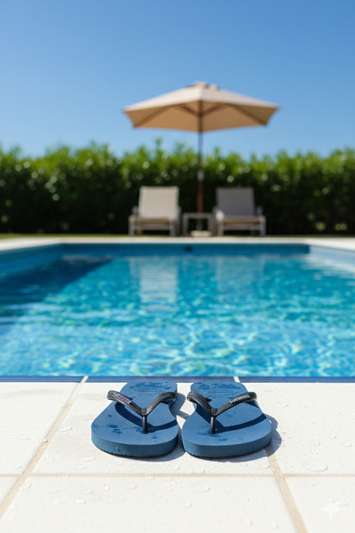 Deniz Terlik Women's Lightweight Comfortable Sea Pool Beach Flip Flops