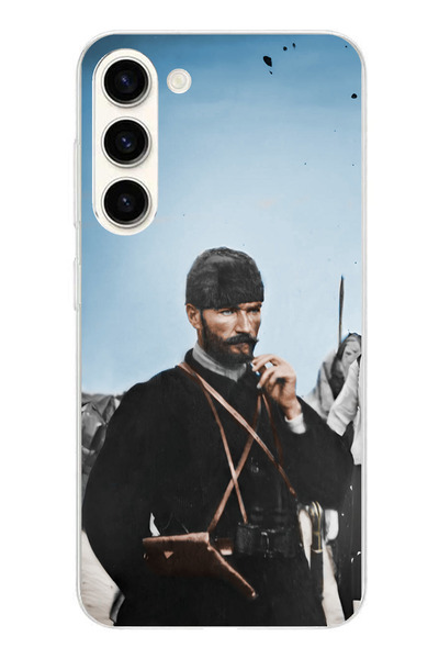 TechTree حافظة سيليكون متوافقة مع هاتف سامسونج جالاكسي S24 بلس من أتاتورك سيه...