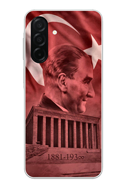 TechTree حافظة سيليكون مطبوعة بصورة أتاتورك وانيماتيك كابير متوافقة مع هاتف س...