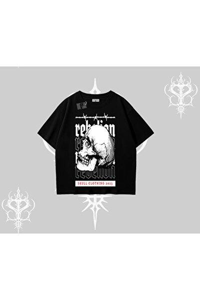 Tarzsokak Tricou supradimensionat Craniu Rebelion Legacy Stradal Subteran