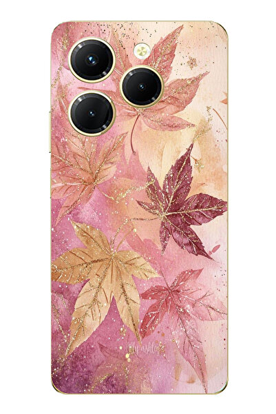 TechTree حافظة سيليكون متوافقة مع هاتف Infinix Hot 40-40 PRO باللونين الوردي ...