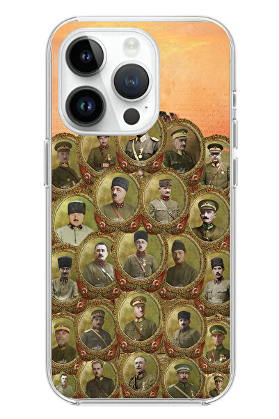 TechTree حافظة سيليكون متوافقة مع هاتف iPhone 14 PRO من أتاتورك وقادة الحرب ل...