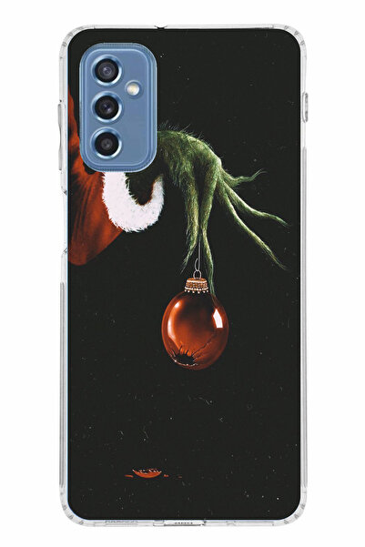 TechTree حافظة سيليكون متوافقة مع هاتف سامسونج جالاكسي M52 باللون الأخضر وكرة...