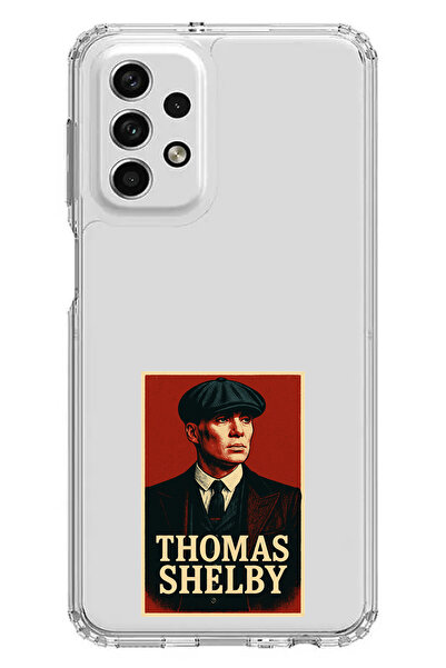 TechTree حافظة سيليكون متوافقة مع هاتف سامسونج جالاكسي A73 من توماس شيلبي مطبوع