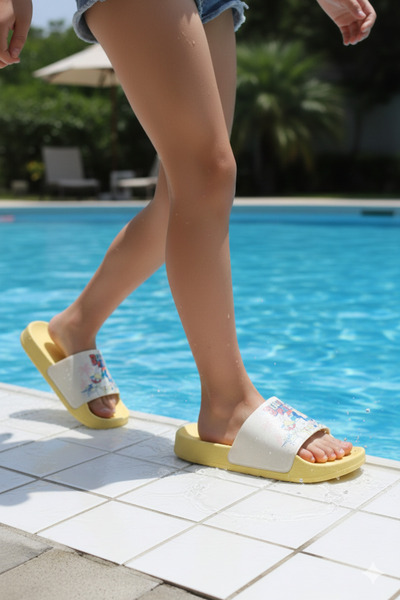 Deniz Terlik Girl's Sea Pool Beach Flip Flops