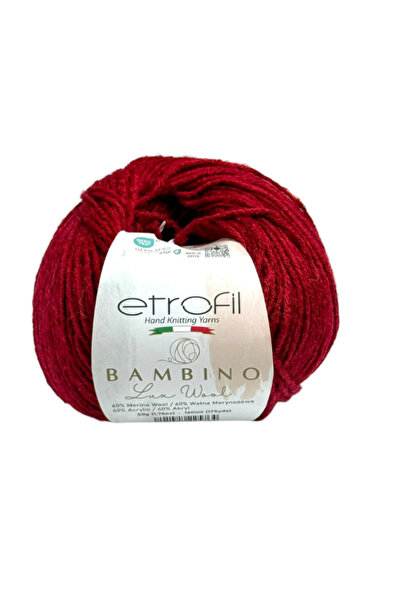 Etrofil Bambino – 60% Merino Wool 40% Acrylic, 50 g / 160 m Soft Knitting Yarn 70034