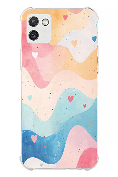 TechTree حافظة سيليكون متوافقة مع هاتف سامسونج جالاكسي A03 ذات ألوان باستيل و...