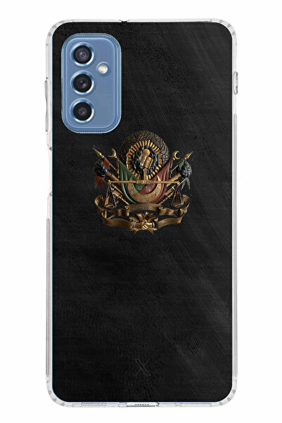 TechTree جراب سيليكون مطبوع متوافق مع هاتف سامسونج جالاكسي M52 مع تفاصيل التو...