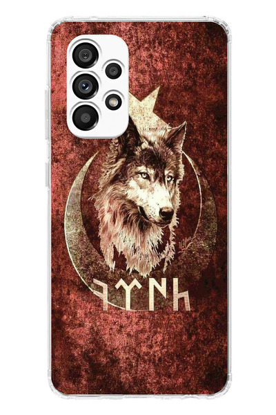 TechTree حافظة سيليكون مطبوع متوافقة مع هاتف سامسونج جالاكسي A23 مع كتابة جوك ترك ونقش بوزكويرت