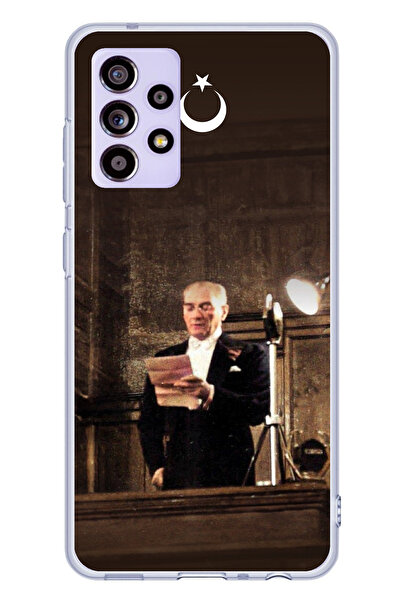 TechTree حافظة سيليكون متوافقة مع هاتف سامسونج جالاكسي A52-A52S، خطاب مجلس أت...