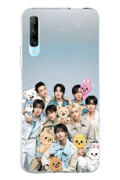 TechTree حافظة سيليكون مطبوع متوافقة مع هاتف Huawei P Smart PRO ذات طابع K-Po...