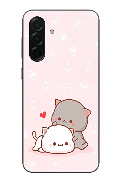 TechTree حافظة سيليكون متوافقة مع هاتف سامسونج جالاكسي A36، لطيفة وريموتية، مطبوع