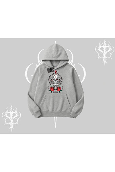 Tarzsokak سترة بقلنسوة 'كن طليعاً طيباً، عزز من الجهد، استمتع بالحياة'