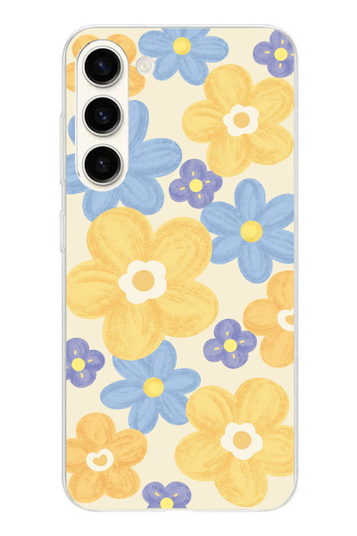 TechTree حافظة سيليكون ناعمة متوافقة مع هاتف سامسونج جالاكسي S24 بلس مطبوع