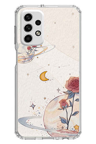 TechTree حافظة سيليكون متوافقة مع هاتف سامسونج جالاكسي A73، بتصميم كوكب ونجمة...