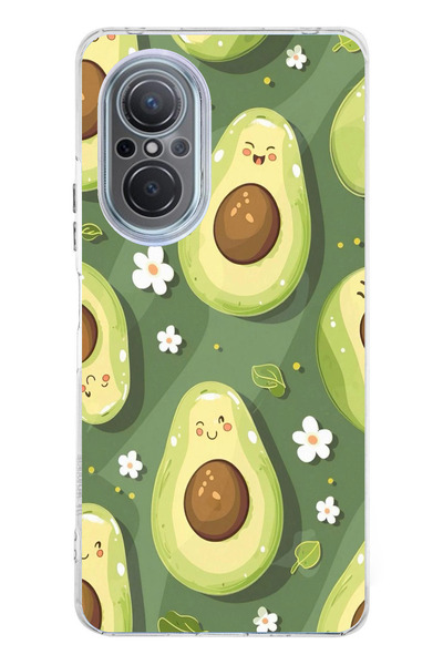 TechTree حافظة سيليكون متوافقة مع هاتف Huawei Nova 9 Se باللون الأخضر اللطيف ...