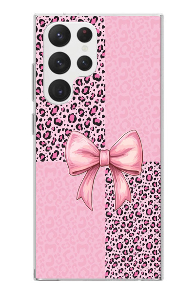 TechTree حافظة سيليكون متوافقة مع هاتف سامسونج جالاكسي S22 الترا بنمط الفهد ا...