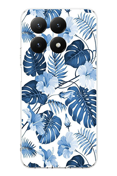 TechTree حافظة سيليكون مطبوع متوافقة مع هاتف Xiaomi Mi 15T بنمط أوراق الشجر ا...