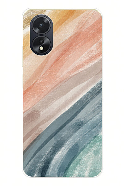 TechTree حافظة سيليكون متوافقة مع هاتف اوبو A38 مطبوع