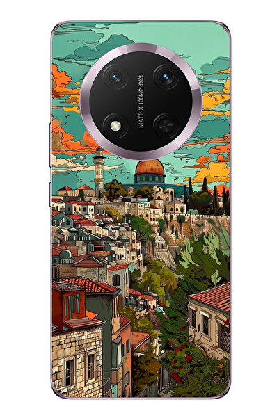 TechTree حافظة سيليكون متوافقة مع هاتف Honor Magic 7 Lite من Free Palestine و...