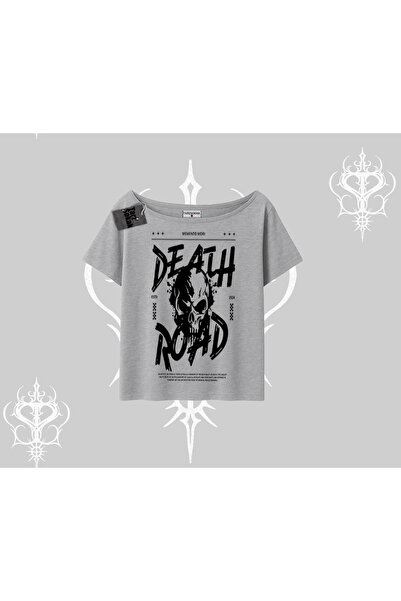 Tarzsokak Majica sa lađastim izrezom Death Road Memento Mori Street Manifest