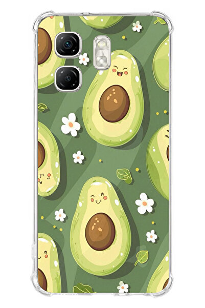 TechTree Infinix Hot 50i - حافظة سيليكون متوافقة مع Smart 9 باللون الأخضر الل...